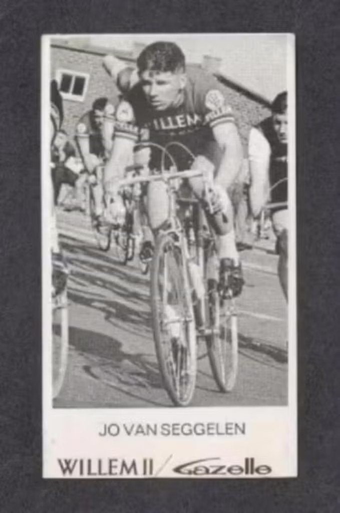 Wielrenner Jo van Seggelen Willem II Valkenswaard Gazelle, Ophalen of Verzenden, 1960 tot 1980, Sport en Spel