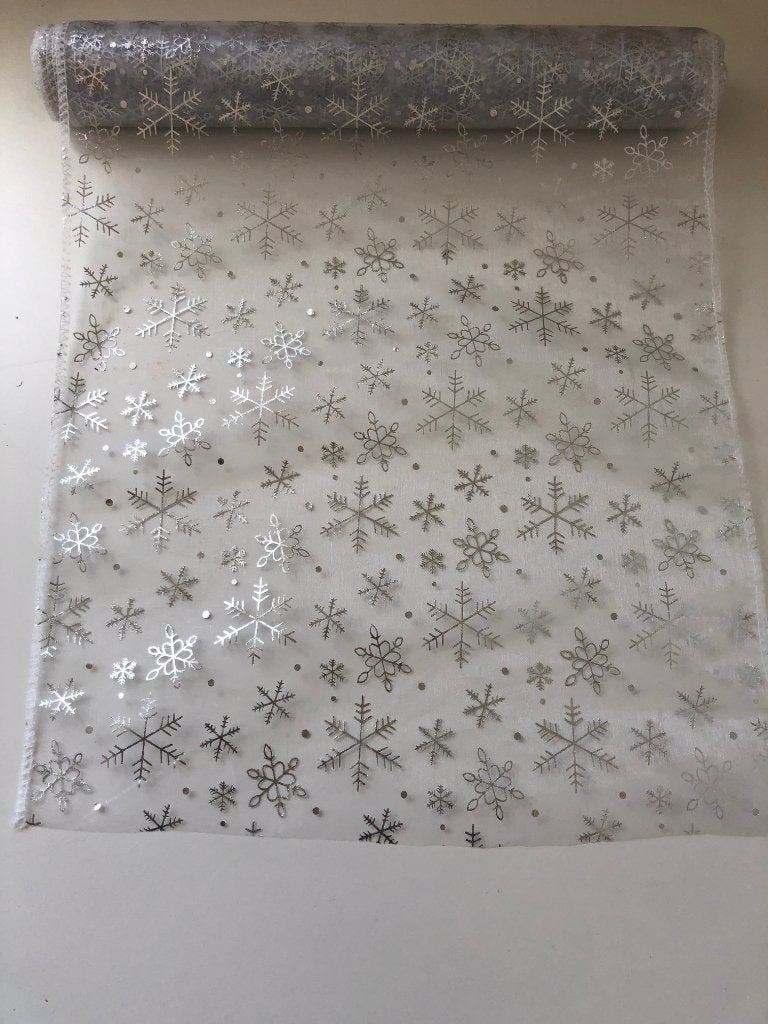 Decoratie materiaal: rollen organza tafellopers, Overige materialen, Nieuw, Ophalen of Verzenden, Klassiek