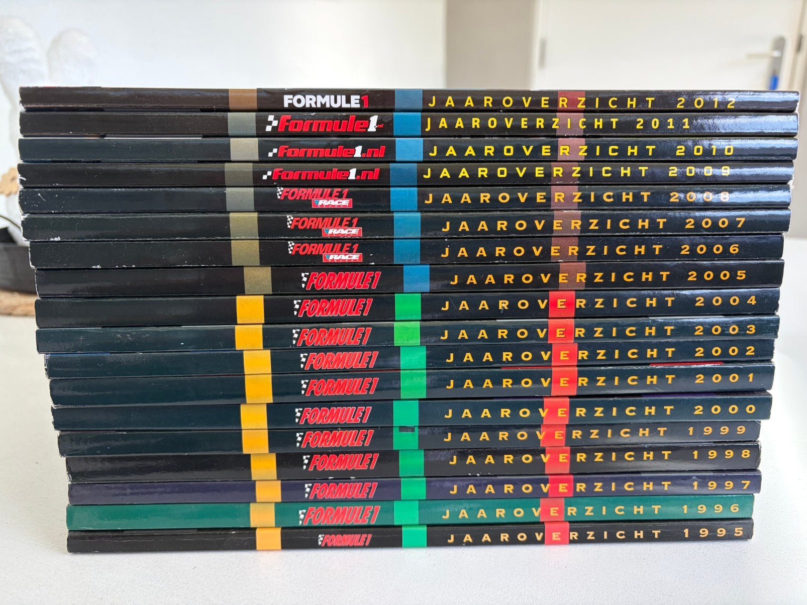 Jaaroverzicht Formule 1 1995 t/m 20212, Ophalen, Gelezen, Algemeen, Complete serie