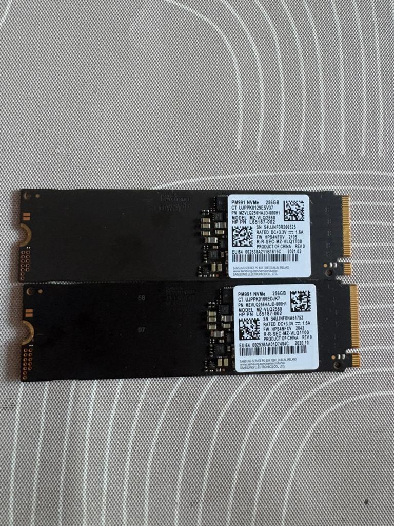 Samsung 256gb nvme ssd prijs per stuk, Intern, Gebruikt, SSD, Ophalen of Verzenden