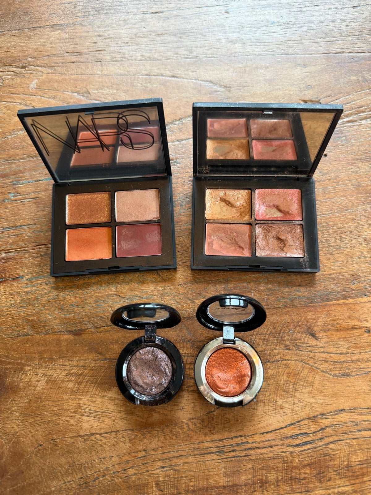 NARS & MAC Oogschaduw Paletten, Gebruikt, Ophalen of Verzenden, Make-up, Overige kleuren
