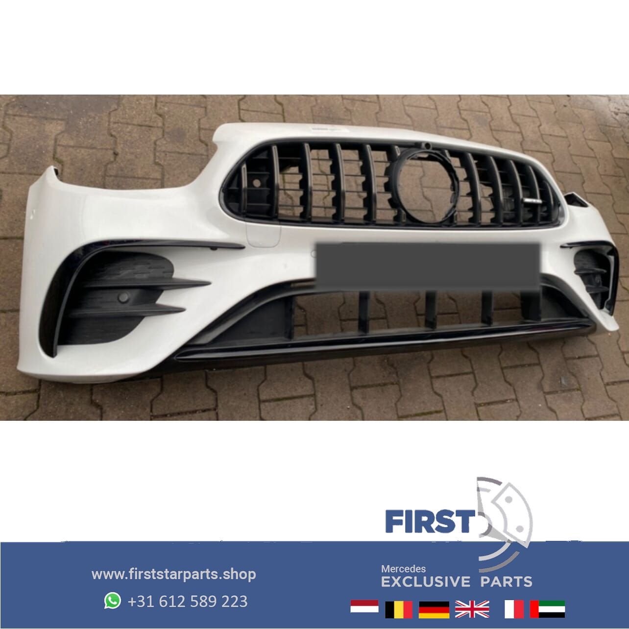 W213 FACELIFT E53 AMG BUMPER A2388855401 EQ BOOST W238 E43 V, Gebruikt, -, Voor, Ophalen of Verzenden