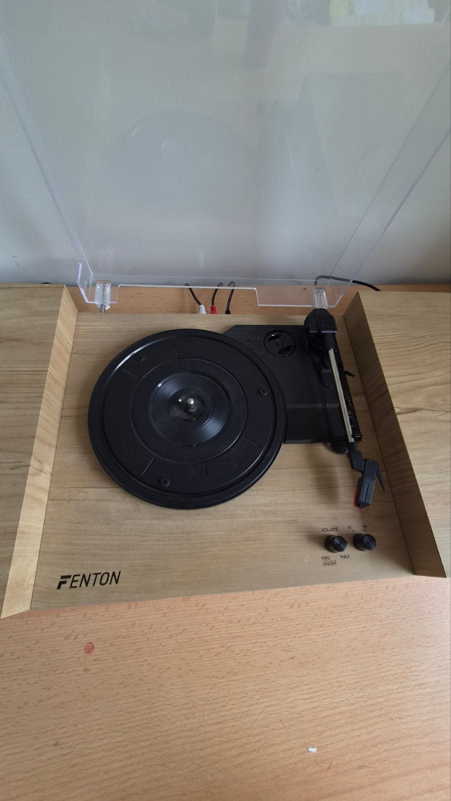 Fenton Platenspeler hout, Audio, Tv en Foto, Ophalen, Zo goed als nieuw, Platenspeler, Overige merken