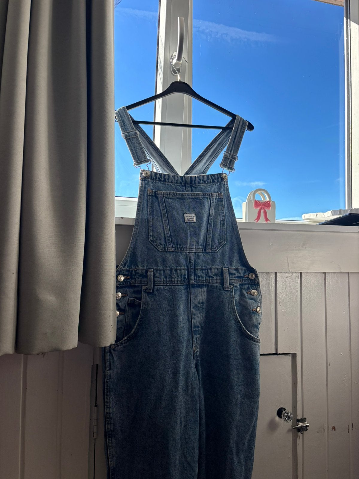 Tuinbroek, Kleding | Dames, Verzenden, Zo goed als nieuw, Maat 38/40 (M), Blauw
