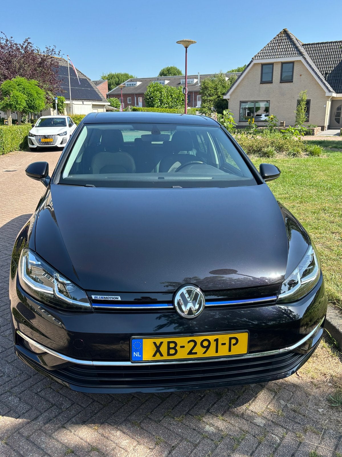 Volkswagen Golf 1.5 TSI 130pk 7-DSG Bluemotion 2018 Zwart, Auto's, 1498 cc, 4 cilinders, Overige bekleding, Metallic lak