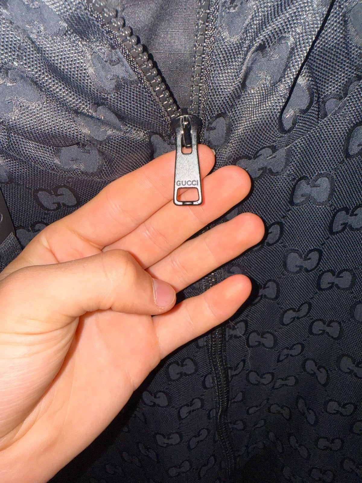 Gucci Windbreaker - Goede staat, Ophalen, Zo goed als nieuw, Maat 46 (S) of kleiner, Zwart