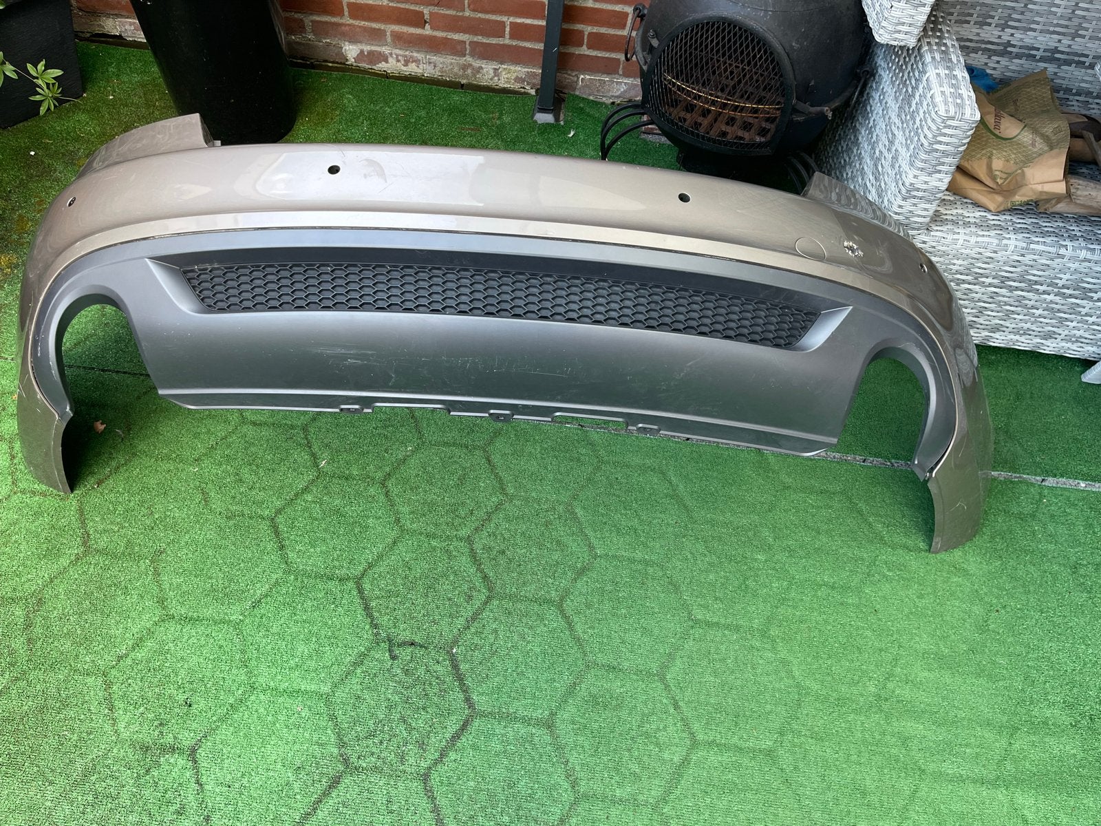 Gebruikte achterbumper Audi A5 S line - Licht beschadigd, Ophalen, Gebruikt, Audi, Achter