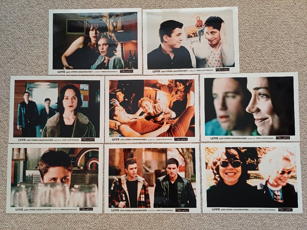 LOVE   AND   OTHER   CATASTROPHES     lobbycard set., Verzenden, Nieuw, A4 of kleiner, Film en Tv