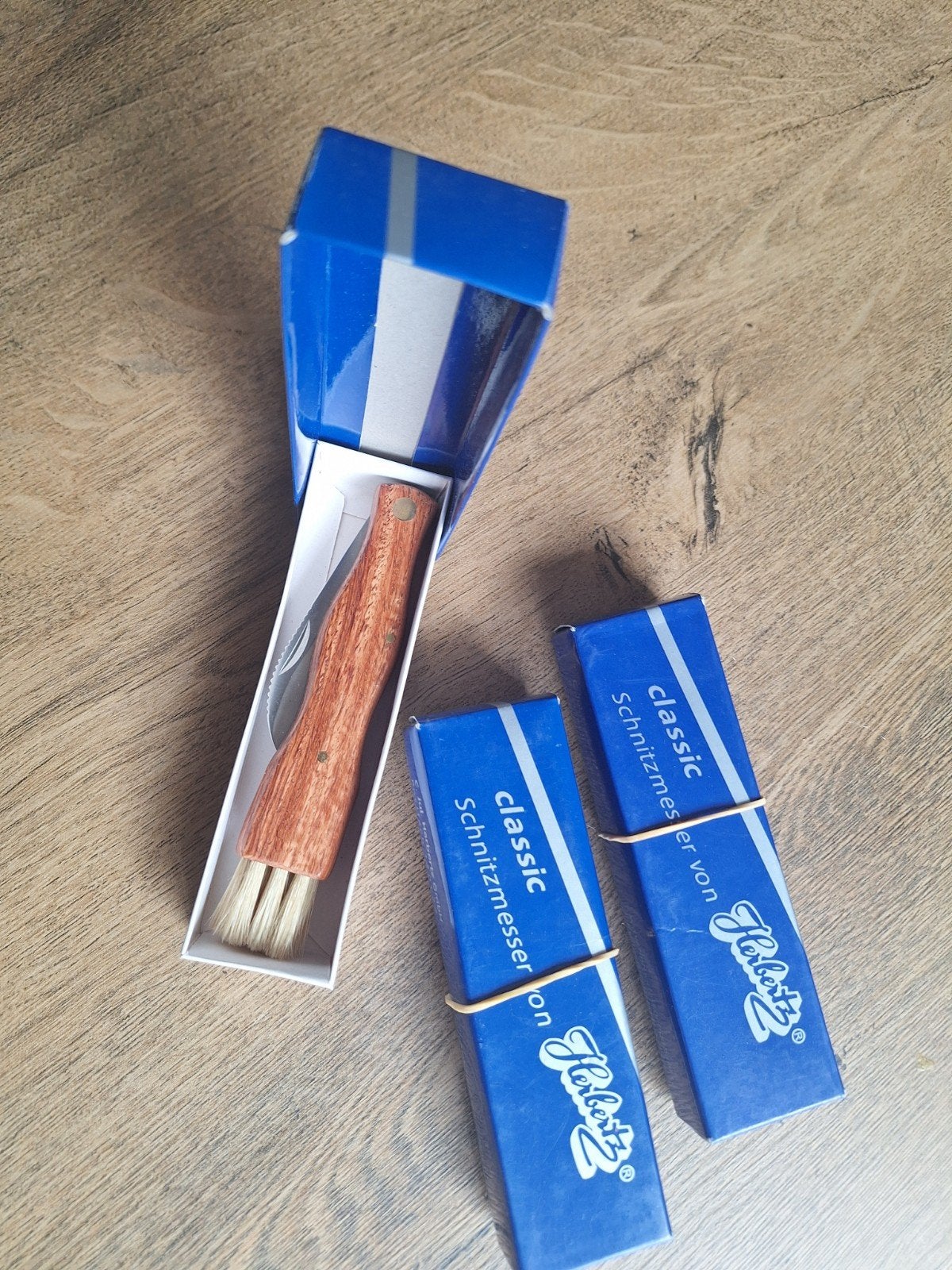 Herbertz Classic Paddenstoelmes met Borstel - Nieuw, Ophalen of Verzenden, Nieuw