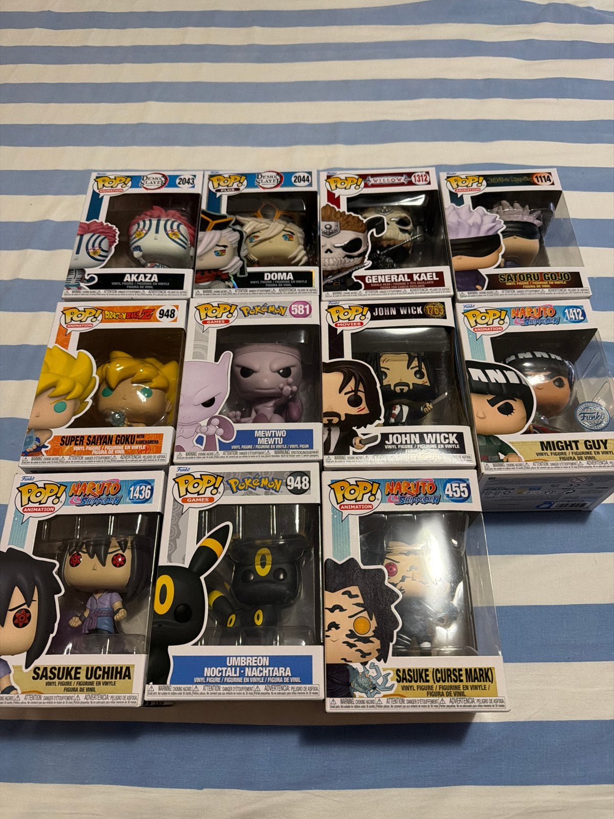 Funko Pop! Collectie: Demon Slayer, John Wick, Pokémon, Naru, Ophalen of Verzenden, Zo goed als nieuw