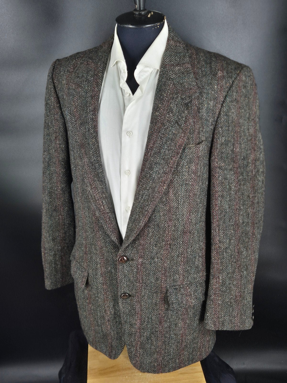 Harris Tweed colbert (50), Info@harristweed.org, Ophalen of Verzenden, Zo goed als nieuw, Isle of Lewis, Scotland