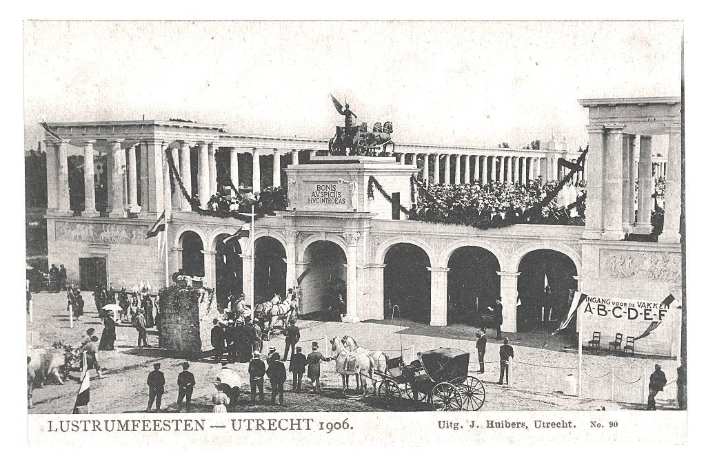988521 Utrecht Lustrumfeesten 1906 Nette kaart Onbeschreven