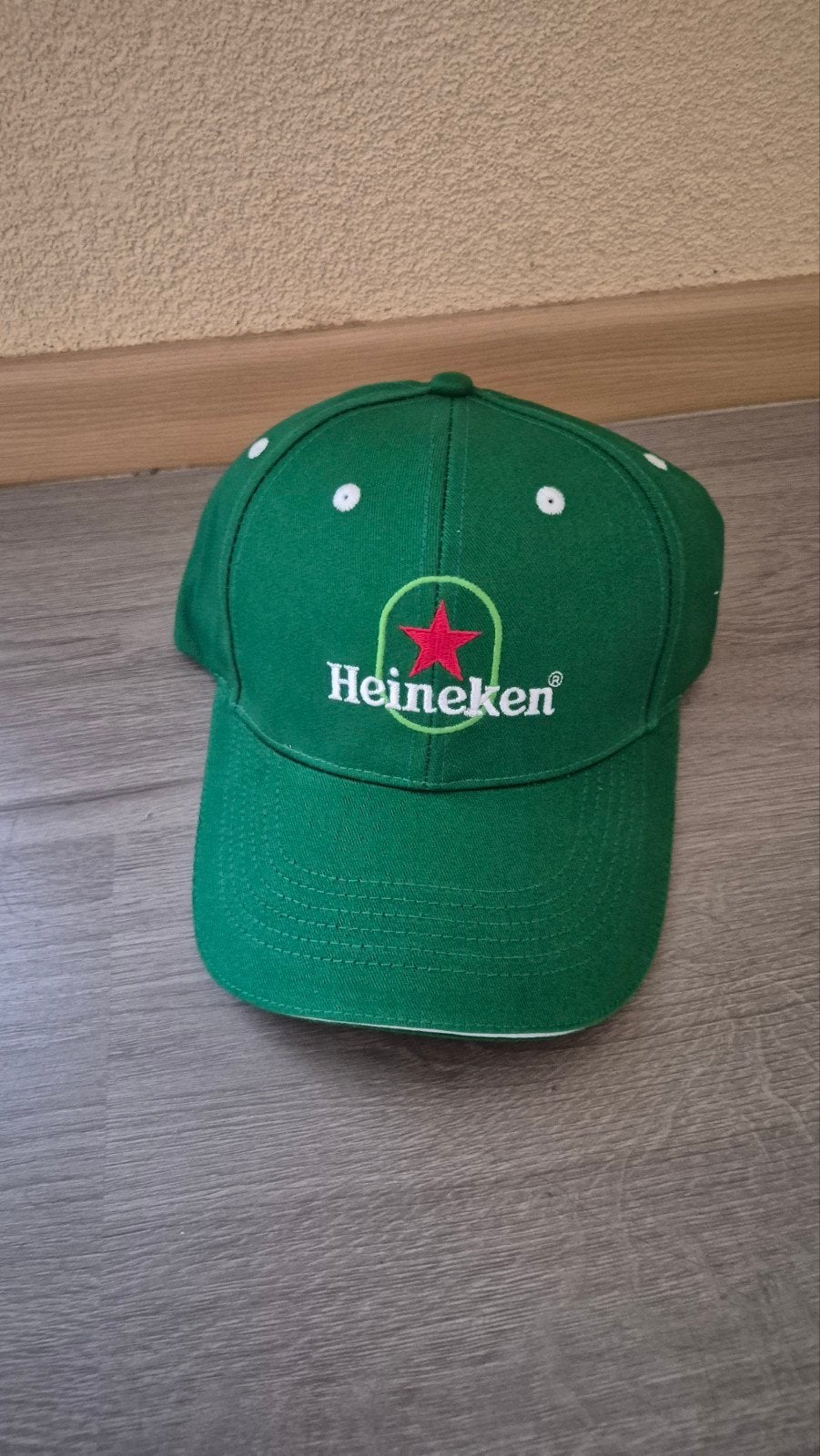 Heineken pet - Groene baseballcap met logo, Nieuw, Pet, Heineken, One size fits all
