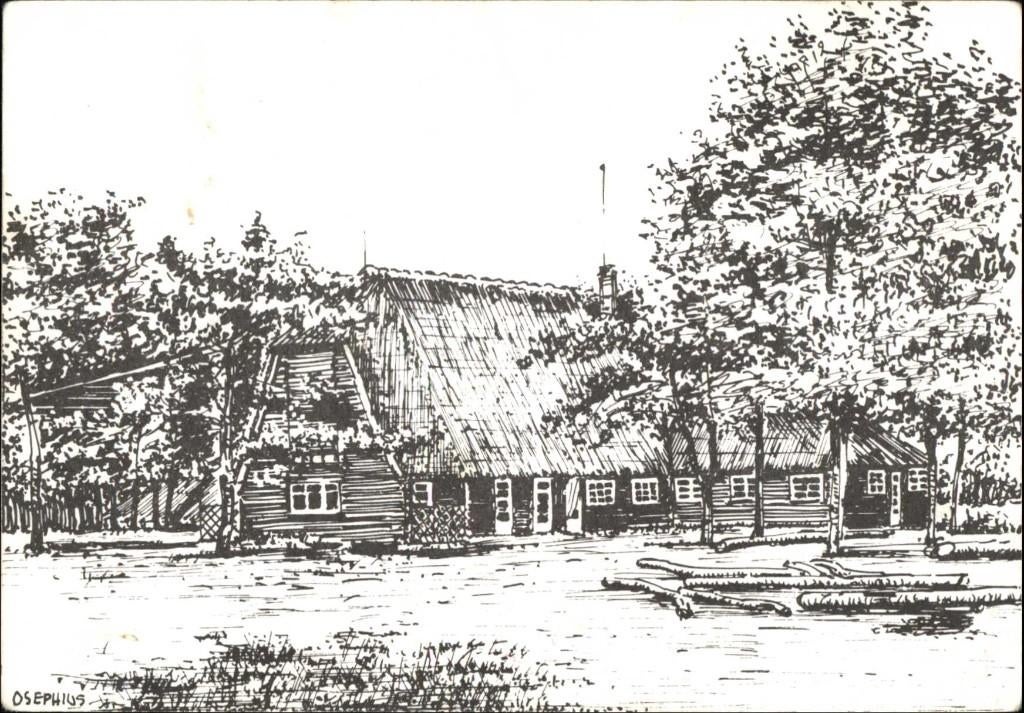 Leusden (U) Kampeercentrum C.J.V .- pentekening .-, Verzamelen, Verzenden, 1960 tot 1980, Gelopen, Utrecht