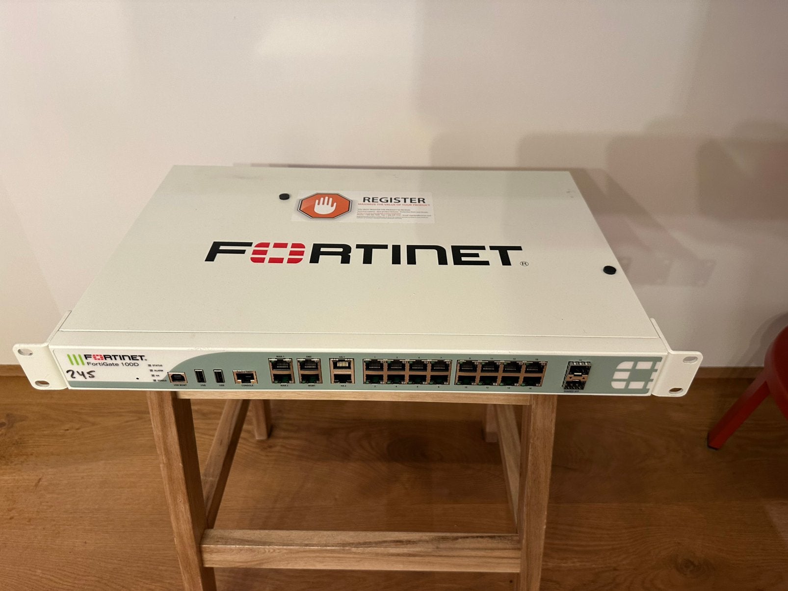 FortiGate 100D firewall, Ophalen of Verzenden, Gebruikt