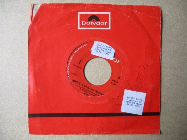 s0241 hydra - marietje, Ophalen, Gebruikt, 7 inch, Overige genres