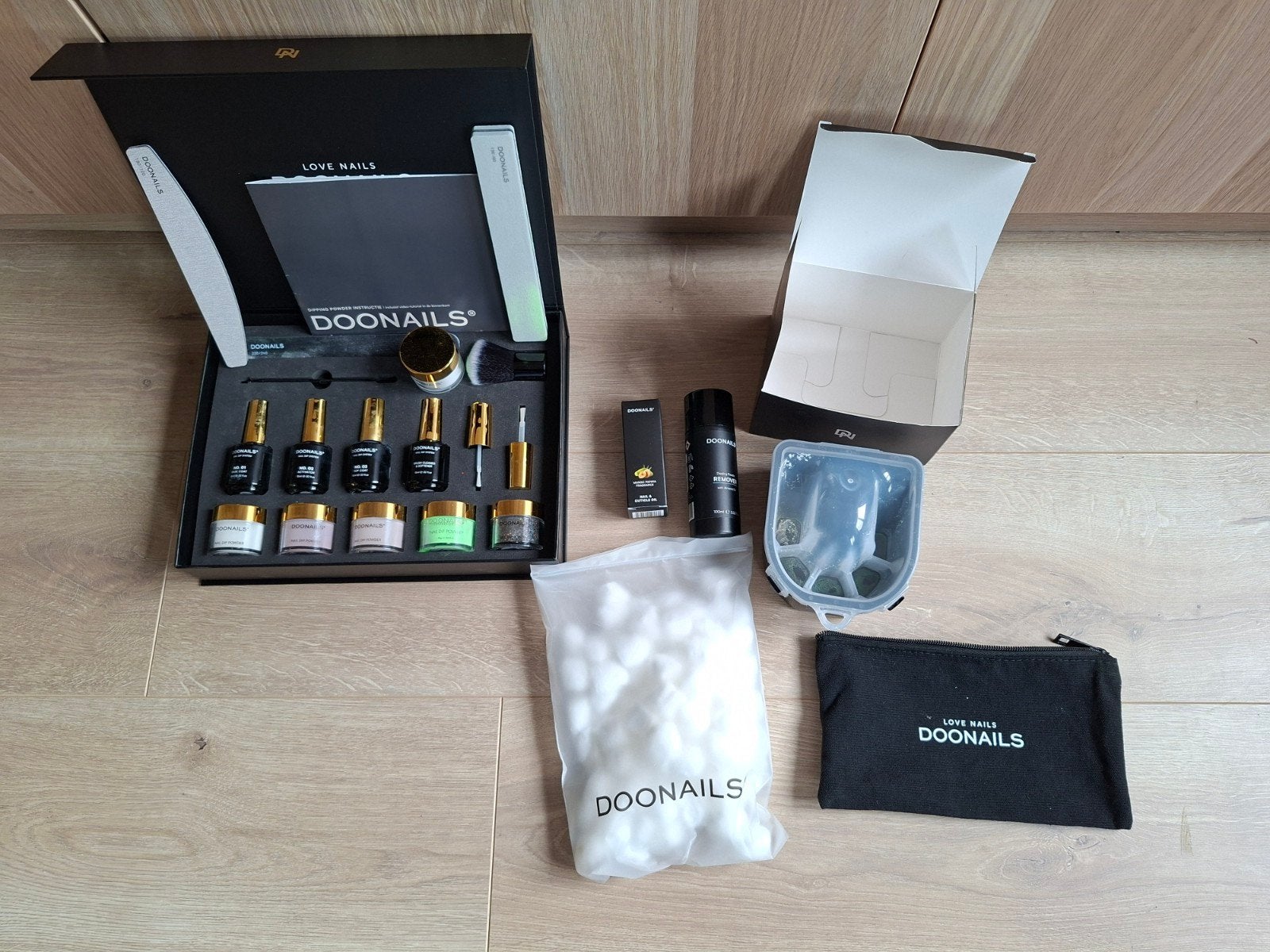 Doonails Dipping Powder Starterset - Complete Nagelset, 10 cm of meer, Overige materialen, Overige kleuren, Ophalen of Verzenden