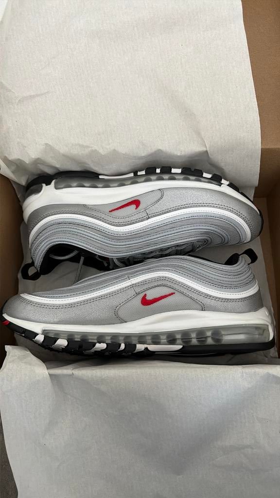 Nike Air Max 97 OG Silver Bullet (2022) Maat 43 US 9,5, Kleding | Heren, Schoenen, Overige kleuren, Verzenden, Nieuw, Sneakers of Gympen