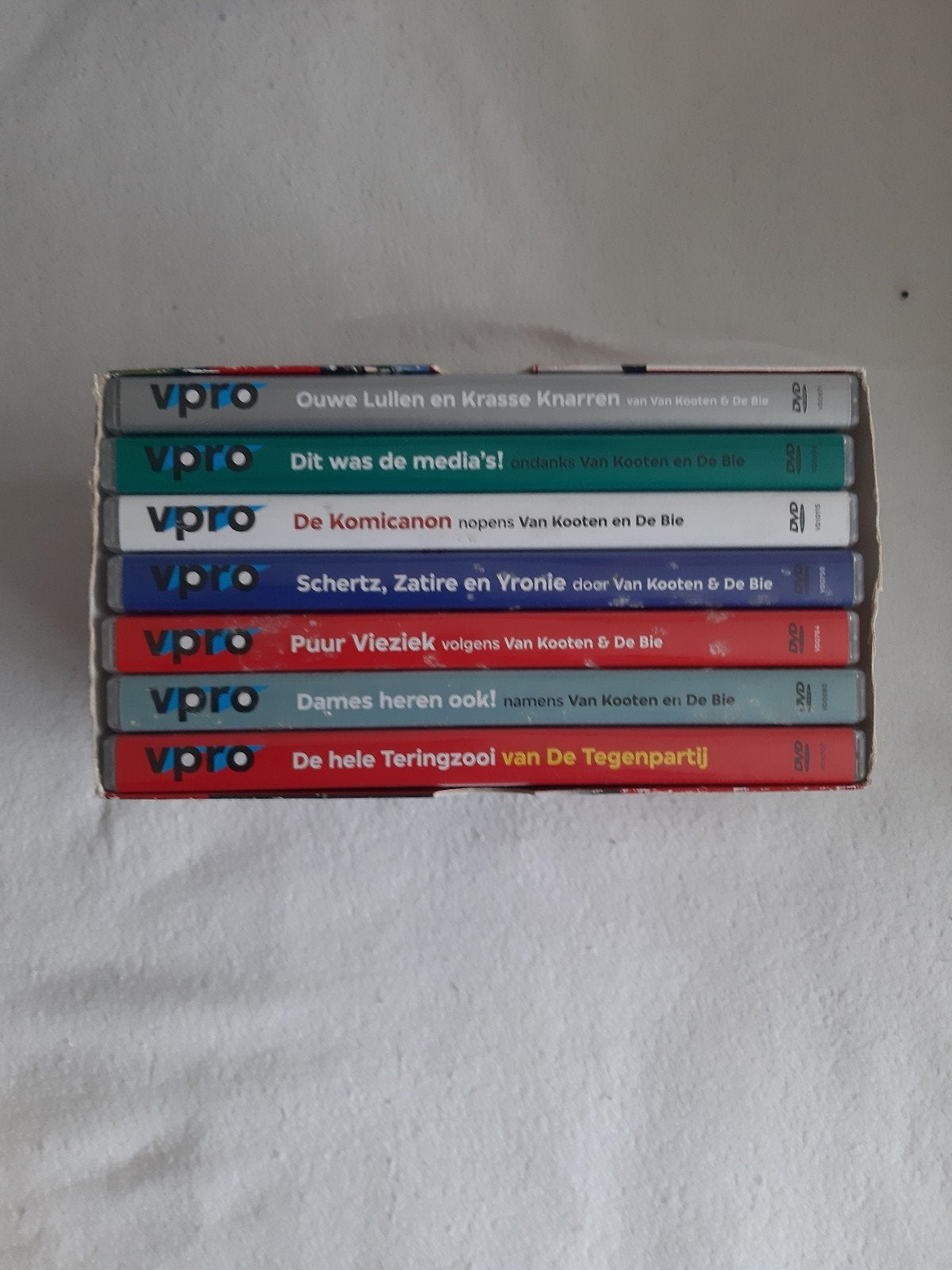 VPRO Van Kooten & De Bie DVD Boxset - 7 DVD's, Cd's en Dvd's, Vanaf 6 jaar, Ophalen of Verzenden, Gebruikt, Komedie