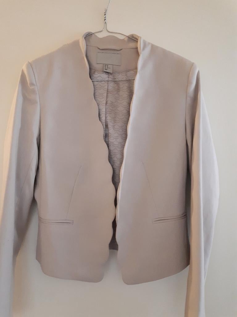 Mooi colbert ..HM..maat 40, H&M, Beige, Ophalen of Verzenden, Zo goed als nieuw
