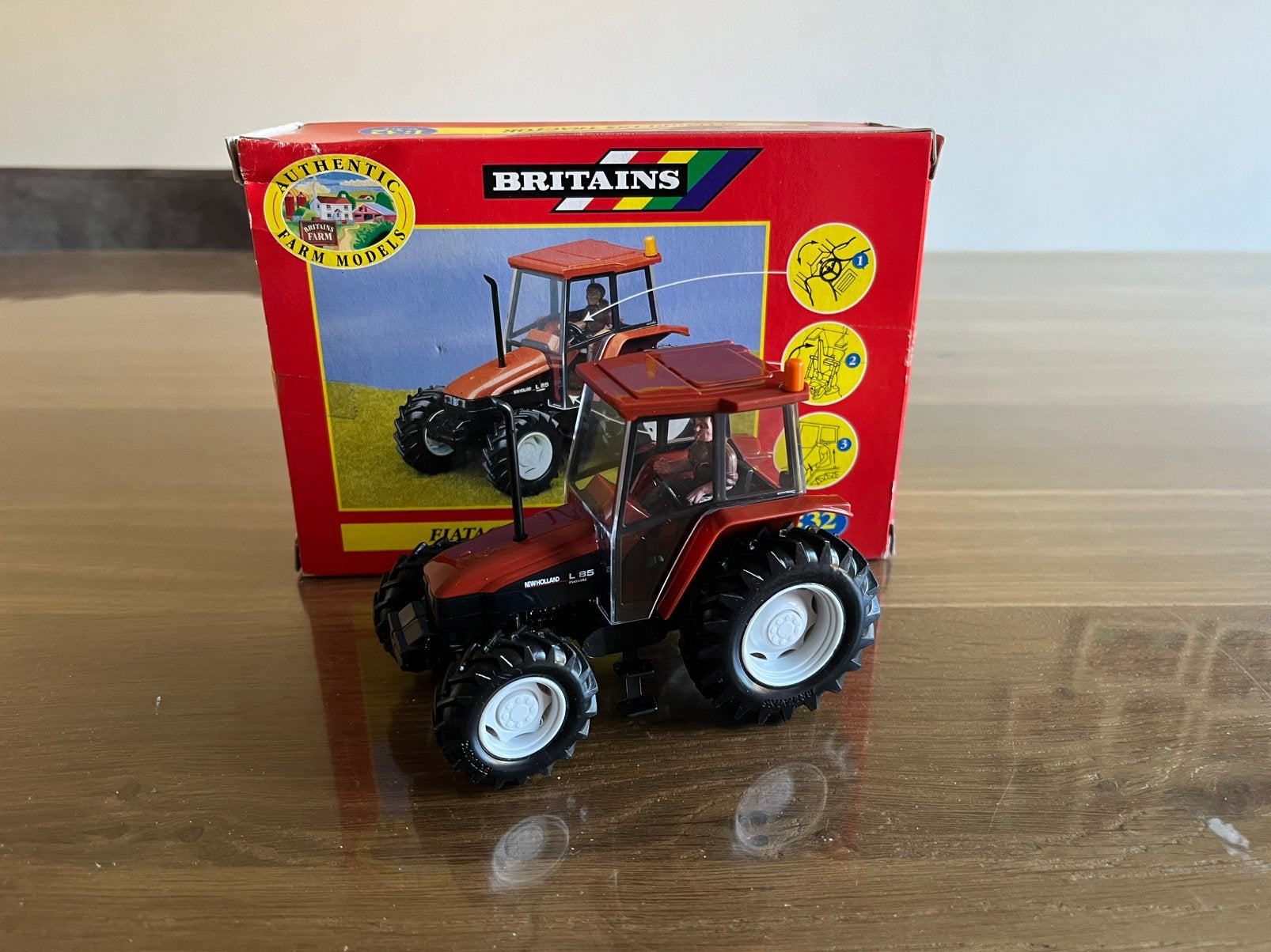 Fiatagri L 85 trekker Britains 9489 nieuw, Ophalen of Verzenden, Nieuw, Tractor of Landbouw, Britains