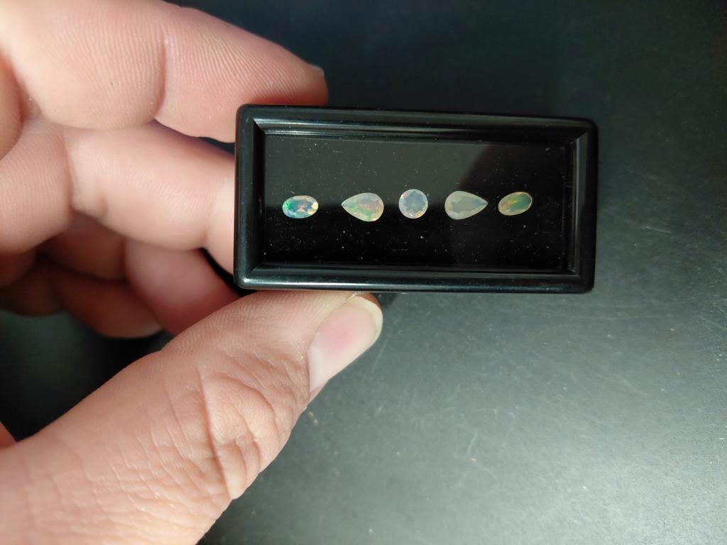 Mix van 5 welo opalen, Sieraden, Tassen en Uiterlijk, Edelstenen, Ophalen of Verzenden