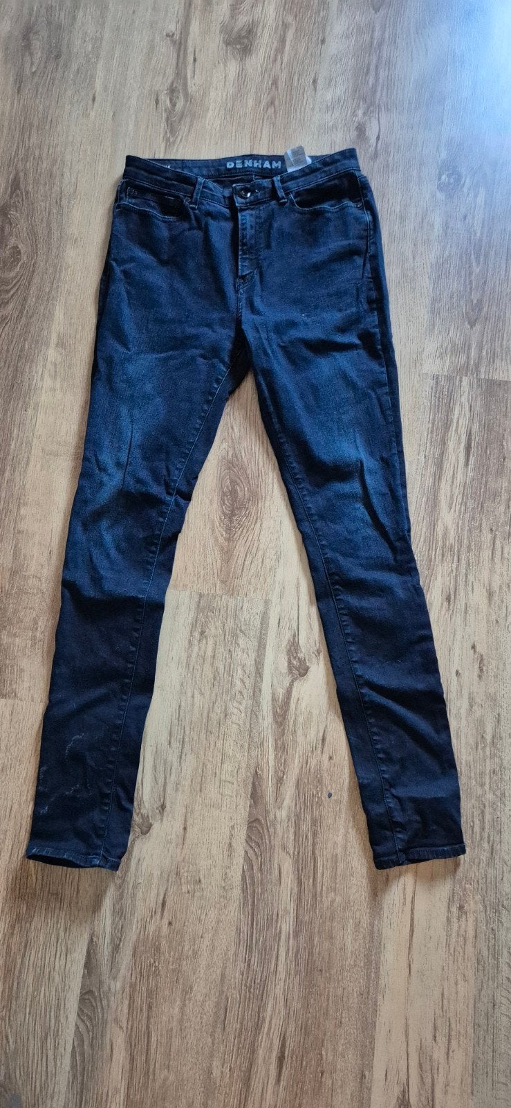 Denham Needle High Skinny Fit Jeans W31 L32, Verzenden, Zo goed als nieuw, Blauw, W27 (confectie 34) of kleiner
