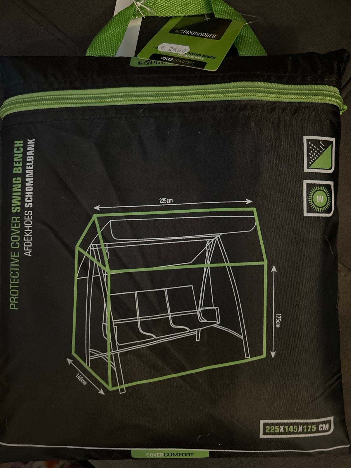 ProGarden Afdekhoes Schommelbank 225x145x175 cm, Tuin en Terras, Tuinmeubel-accessoires, Ophalen of Verzenden, Nieuw
