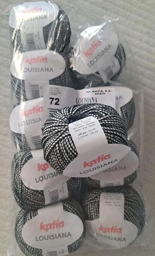 Pakket Katia Louisiana - 10 bollen, Ophalen of Verzenden, Nieuw, Breien of Haken, Wol of Garen
