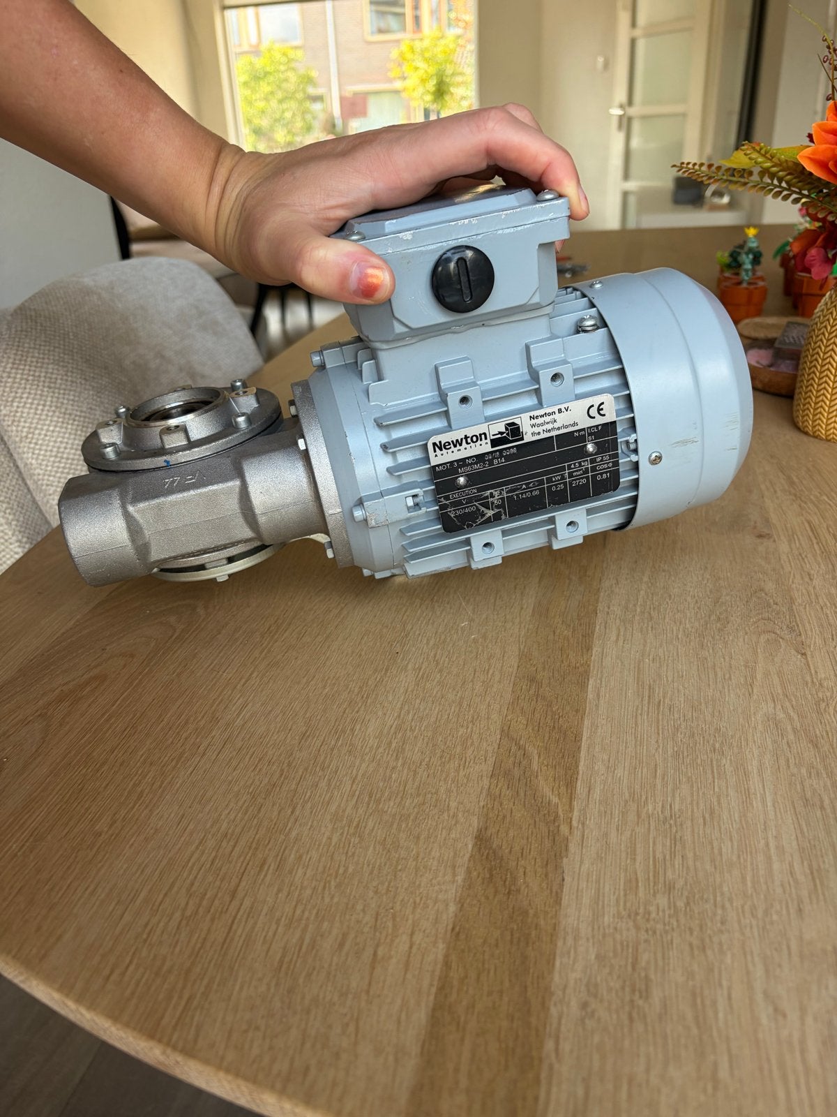 Newton Automation Motor met Bonfiglioli Reductiekast, Ophalen of Verzenden, Zo goed als nieuw