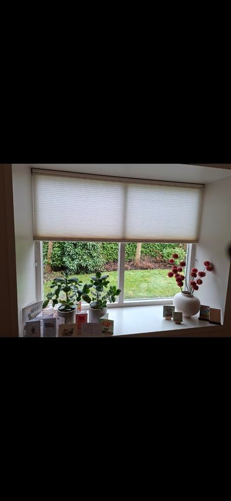 Luxaflex plissé top down bottom up met smartcord 199x157cm, Ophalen, Beige, 150 tot 200 cm, Zo goed als nieuw