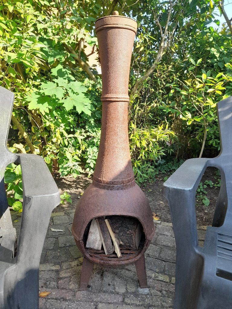 giet ijzeren tuinhaard, Tuin en Terras, Ophalen, Gebruikt