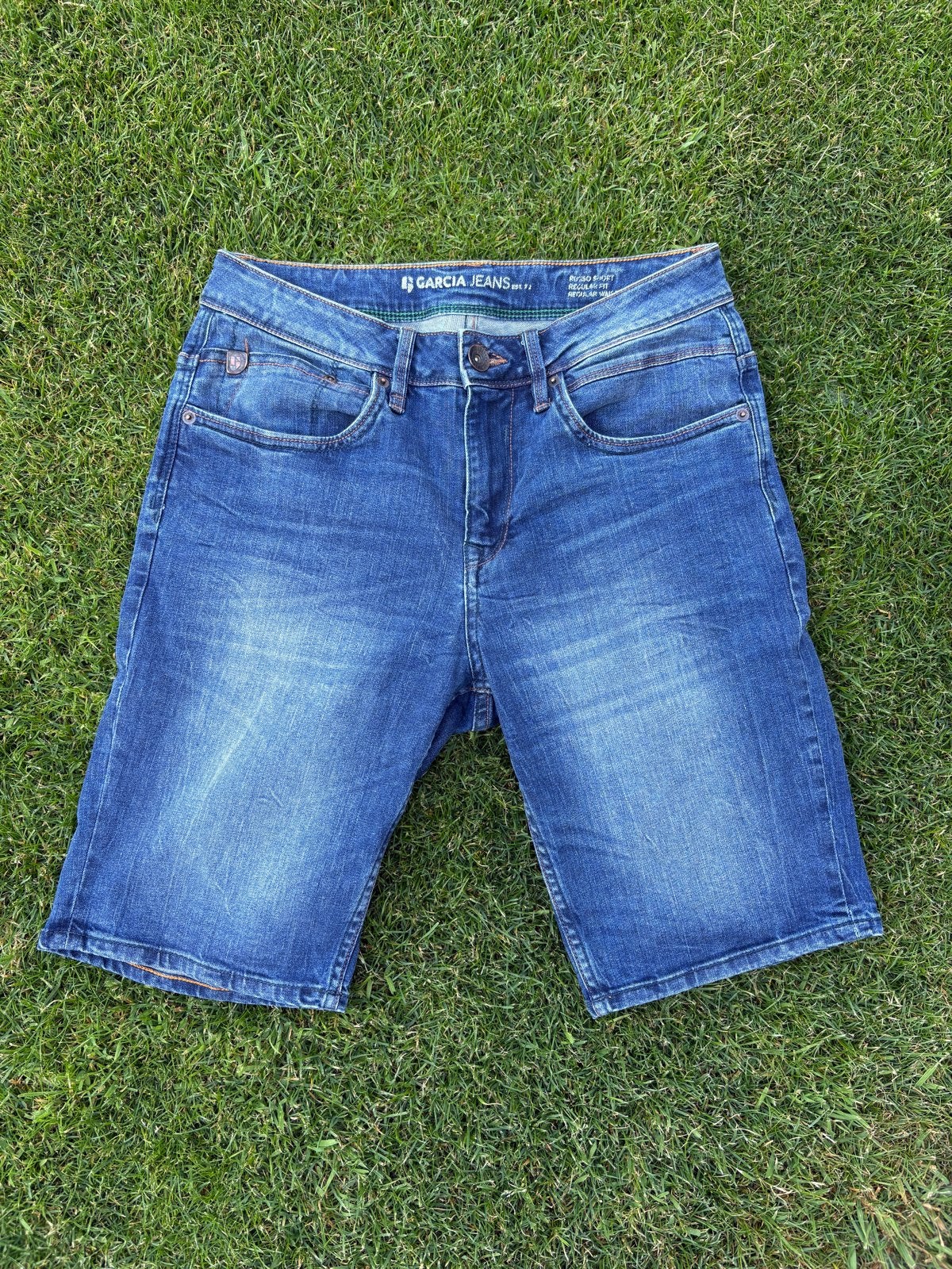 Garcia Jeans Russo - Maat 28, Ophalen of Verzenden, Zo goed als nieuw, Blauw, W32 (confectie 46) of kleiner