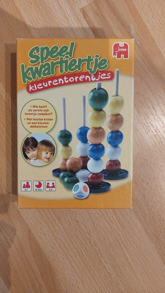 Speelkwartiertje kleurentorentjes, Ophalen of Verzenden, Gebruikt, Puzzelen