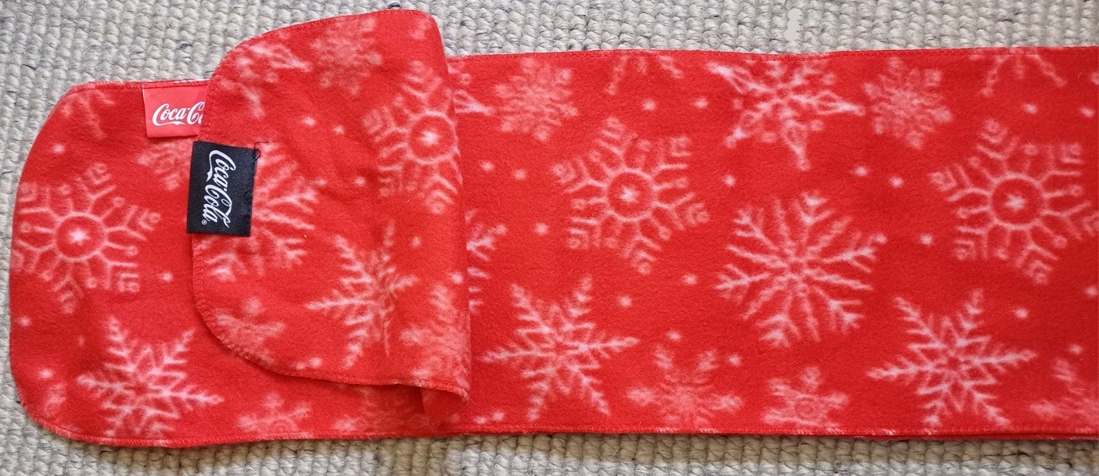 Nieuw Coca Cola fleece sjaal., Ophalen
