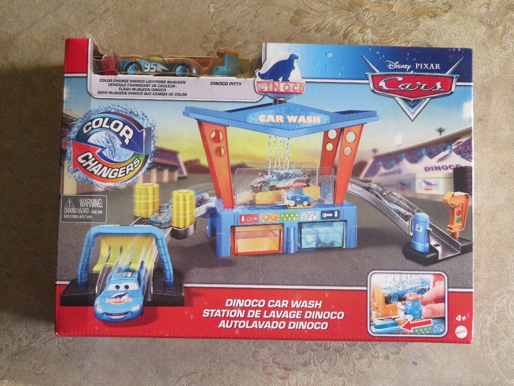 DISNEY PIXAR - CARS - DINOCO CAR WASH - COLOR CHANGERS, Ophalen of Verzenden, Nieuw, Overige aandrijving, Overige merken