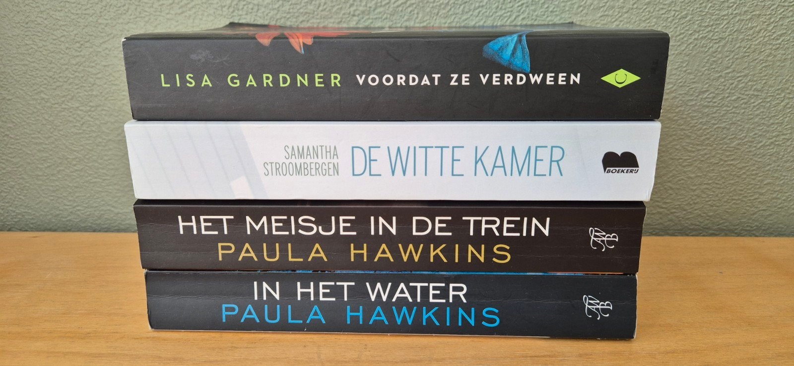 Thriller Boekenpakket: Hawkins, Gardner en Stroombergen, Ophalen of Verzenden, Gelezen, Paula Hawkins, Lisa Gardner, Samantha Stroombergen