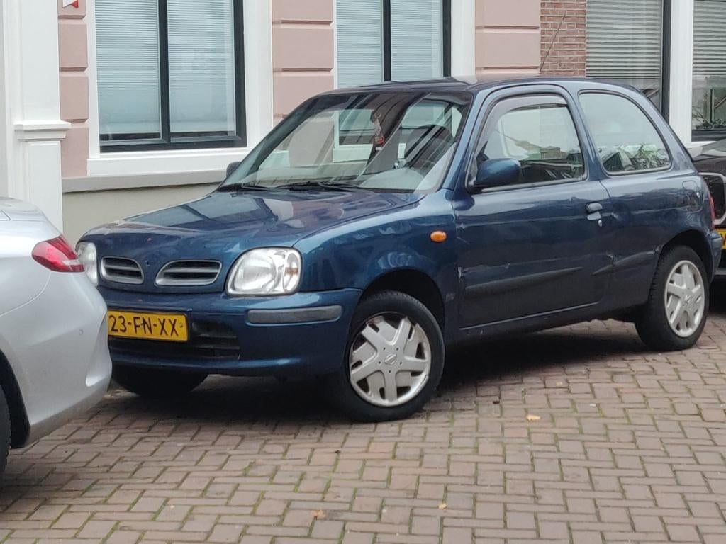 Nissan Micra 1.3 3D 2000 Blauw, Auto's, Nissan, Voorwielaandrijving, 74 pk, 750 kg, 4 cilinders