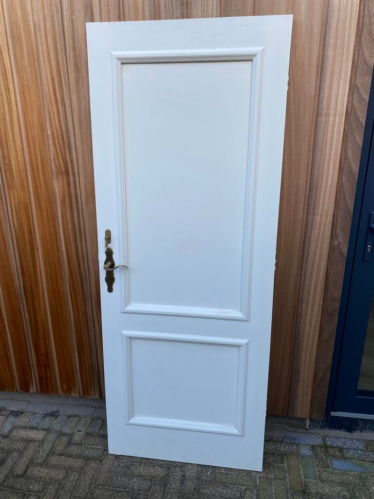 Deur binnendeur massief hout, Ophalen, Gebruikt, Minder dan 80 cm, Binnendeur