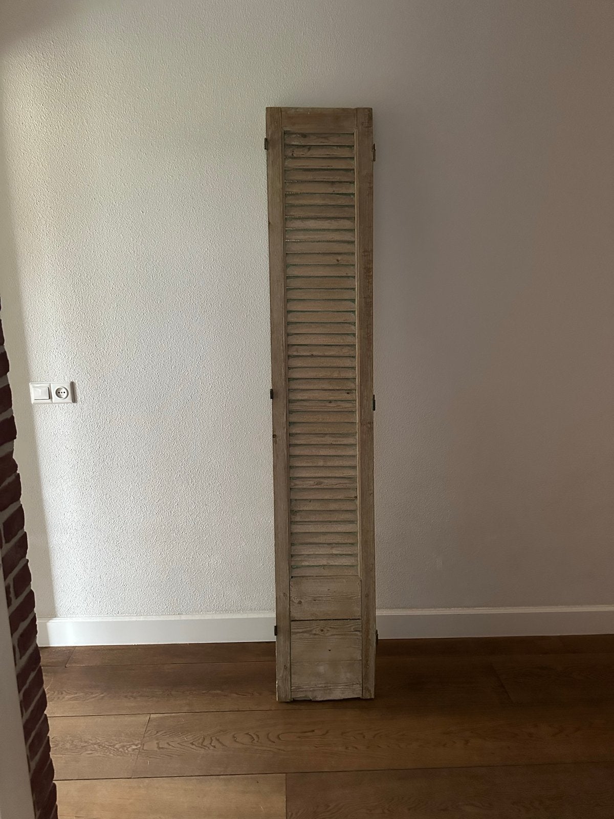 houten luik, Ophalen, Gebruikt