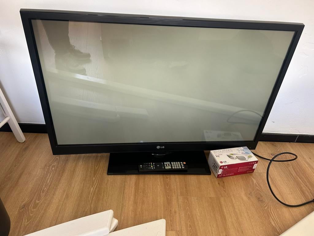 LG 3D plasma TV, Ophalen, Gebruikt, 50 Hz, 100 cm of meer