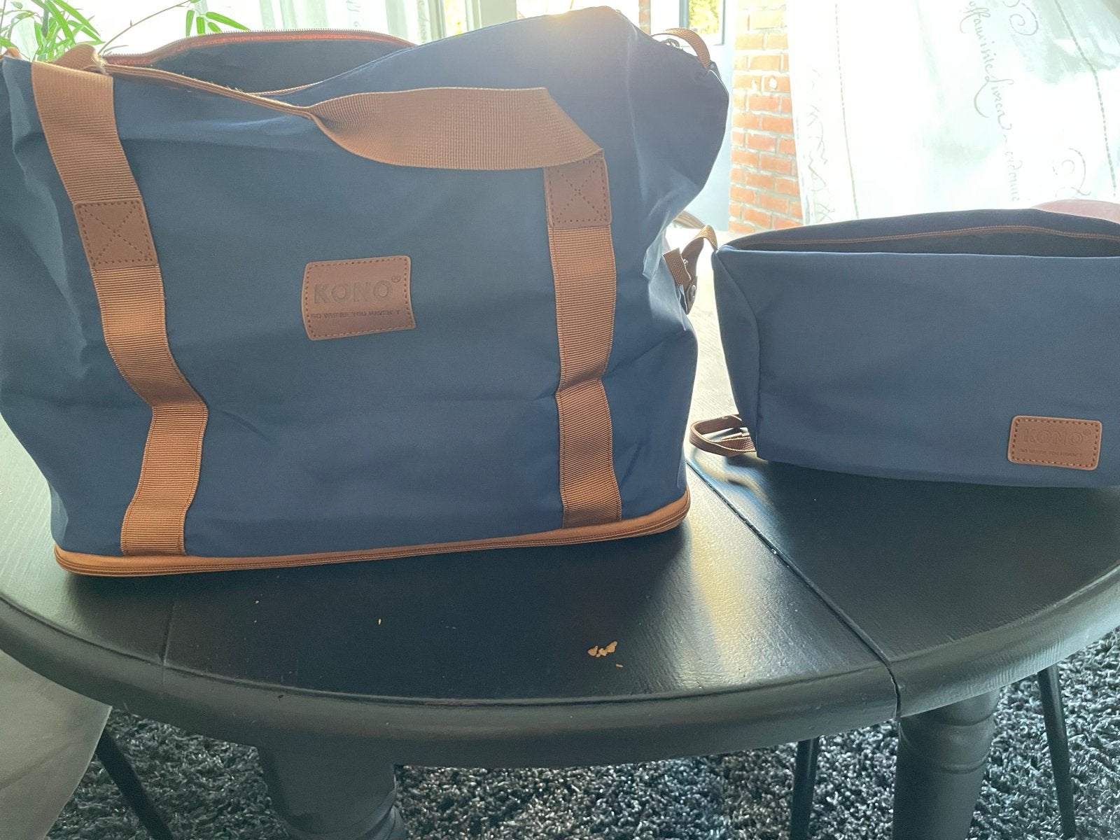 KONO Reistas/Sporttas - Nieuw met label, 40 tot 60 cm, 20 tot 30 cm, Blauw, Nieuw