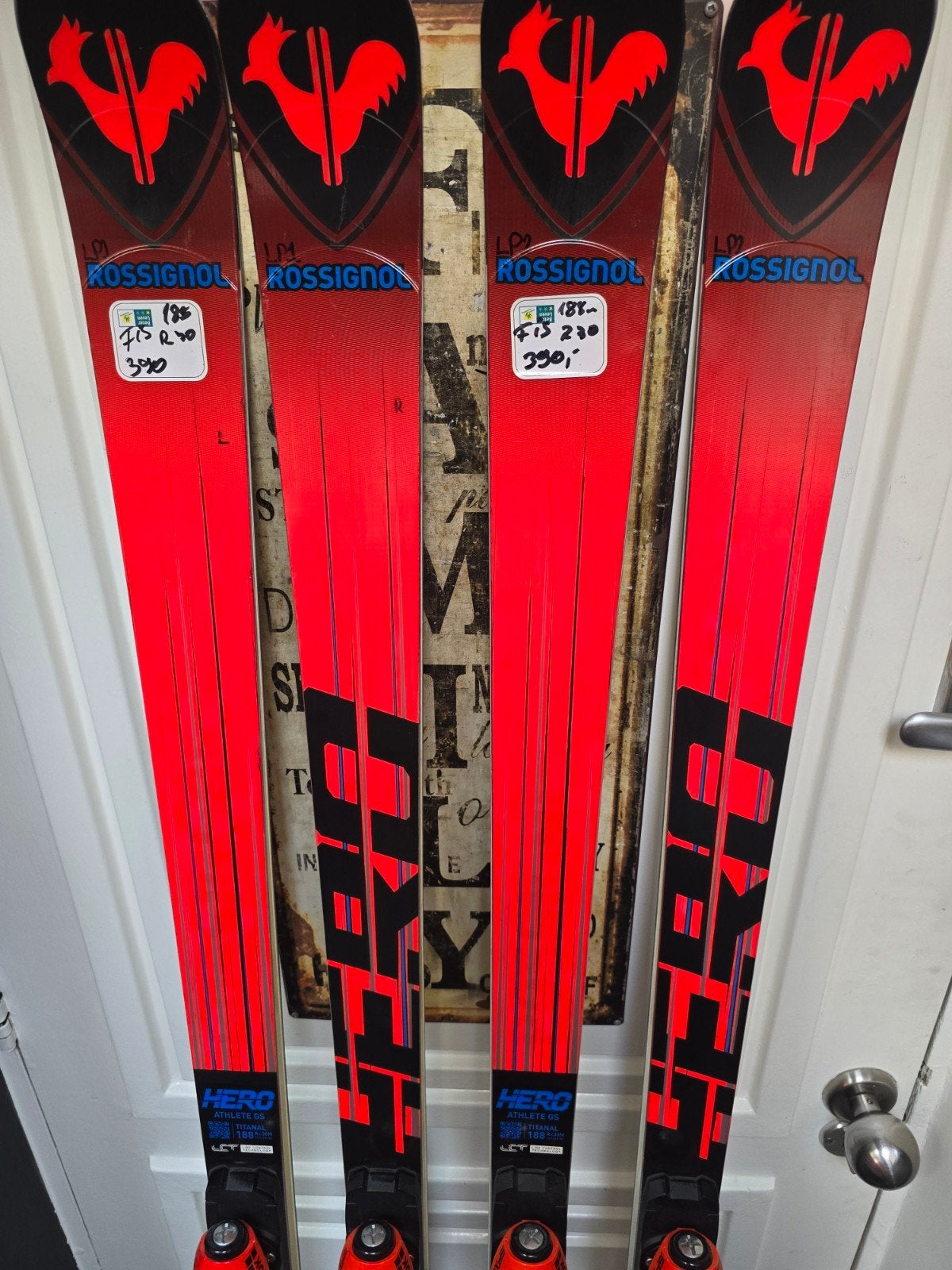 188cm ROSSIGNOL HERO ATHLETE GS FIS R30 WEDSTRIJD expert