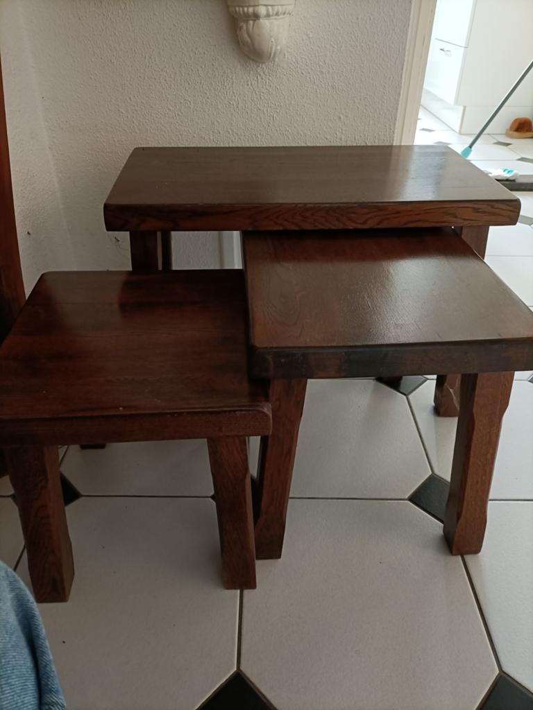 Set bijzettafeltjes, Ophalen, Rechthoekig, Minder dan 55 cm