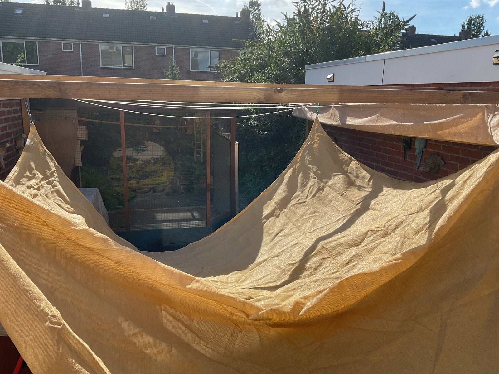 Zonnedoek 4,5x5 meter, Overige typen, 450 cm of meer, Nieuw, Ophalen of Verzenden
