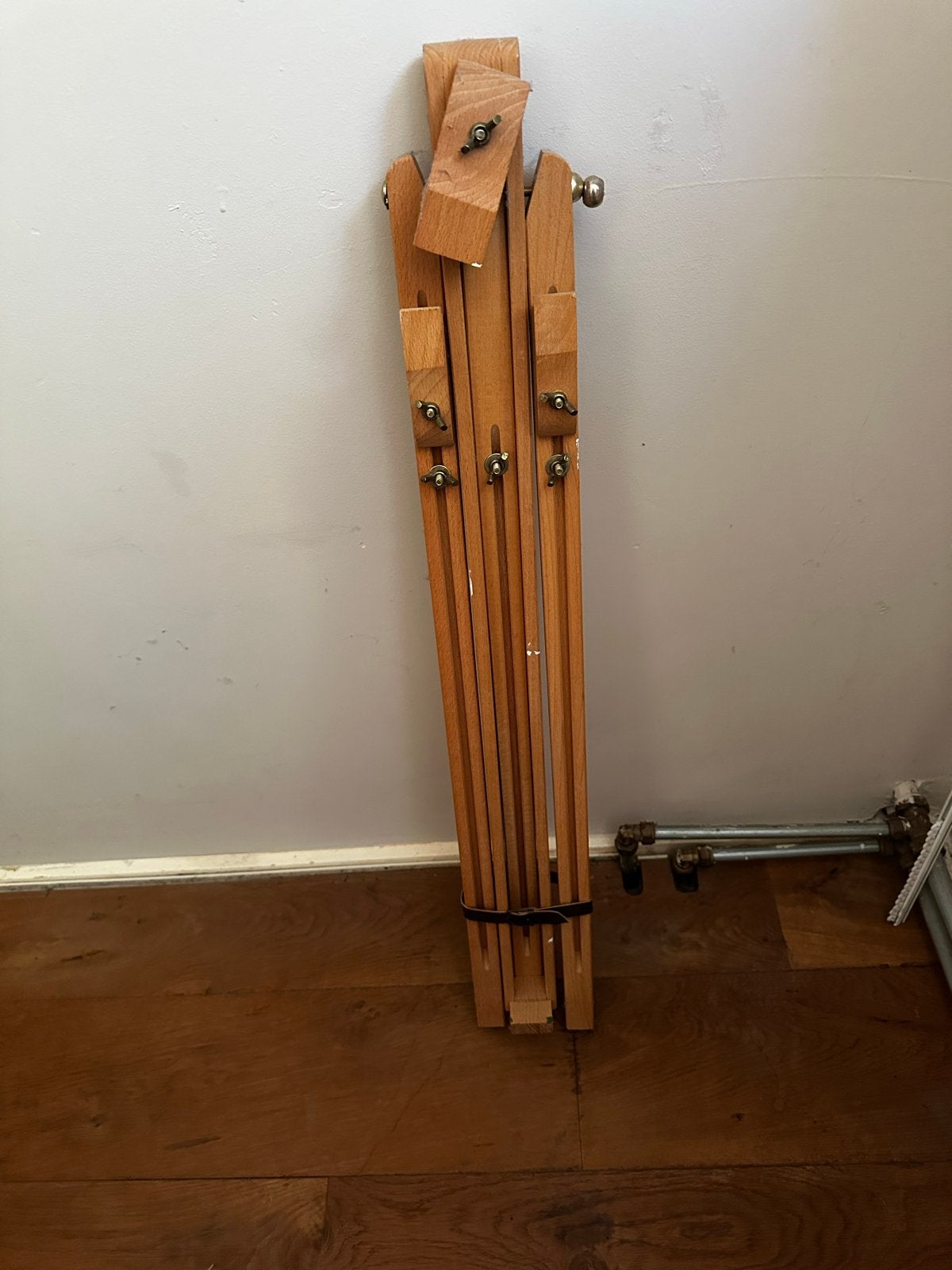Houten schildersezel, opvouwbaar, Hobby en Vrije tijd, Ophalen of Verzenden, Gebruikt, Ezel