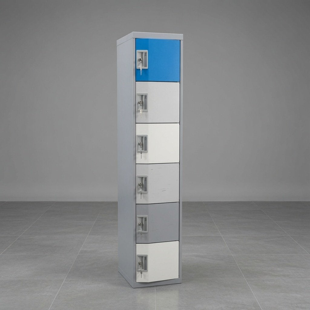 6-deurs SONO lockerkast - 181x35x50 cm, Niet ingevuld, Gebruikt, Niet ingevuld, Niet ingevuld