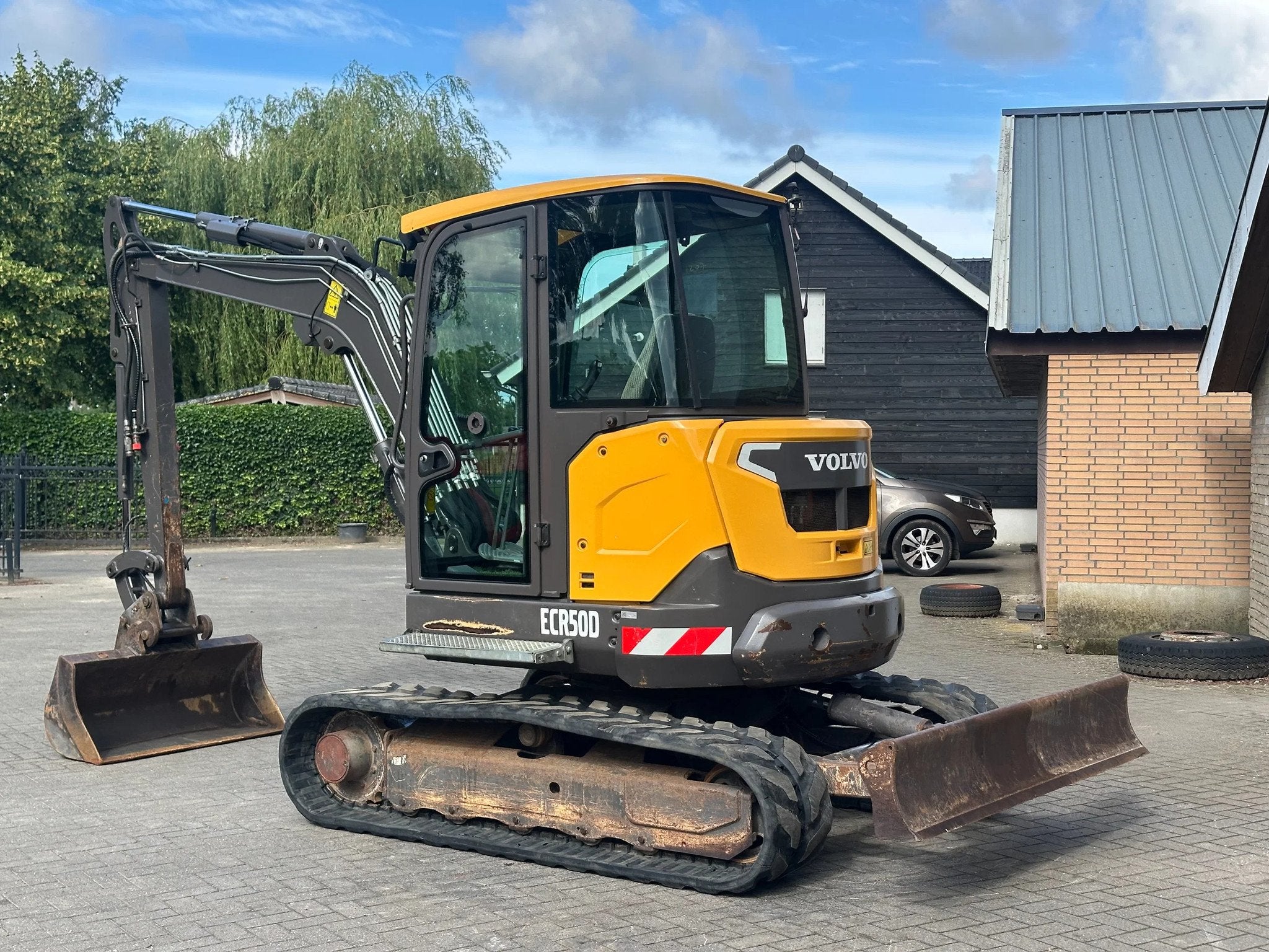 Volvo ECR50D (bj 2015), Graafmachine