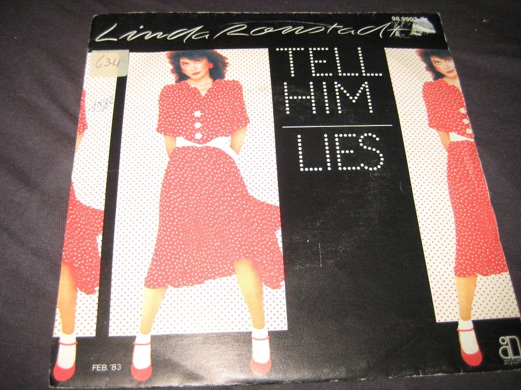 Lind Ronstadt: Tell him, Ophalen of Verzenden, Zo goed als nieuw, Pop