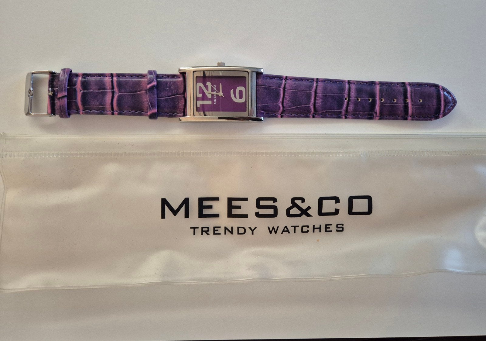 Horloge Mees & Co, Zwart, Nieuw, Ophalen of Verzenden, Conditie